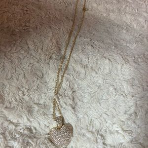 Swarovski crystal heart necklace